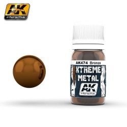 AK-474  Xtreme Metal Color Bronze 30 ml