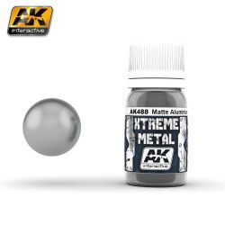 AK-488 Xtreme Metal Color  Auminium Mat 30 ml