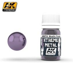 Peinture AK Interactive AK674 Xtreme Metal Color Violet Métallique 30 ml