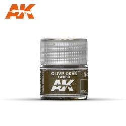 Peinture AK interactive Real Colors RC-024 Olive Drab Faded 10 ml 