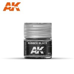 Peinture AK interactive Real Colors RC-022 Rubber Black 10 ml 