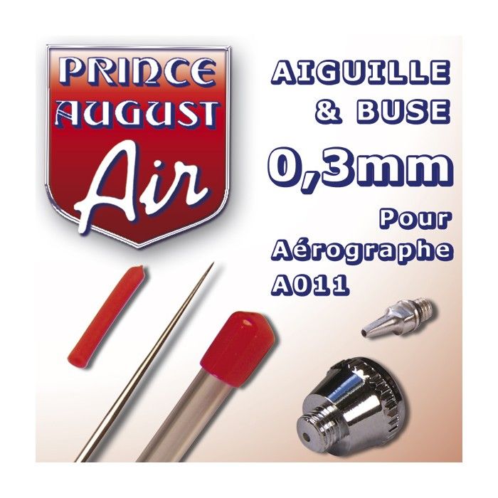 Aiguille et Buse 0.3 pour Aérographe AO11
