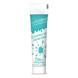 Colorant gel alimentaire 20 g bleu turquoise