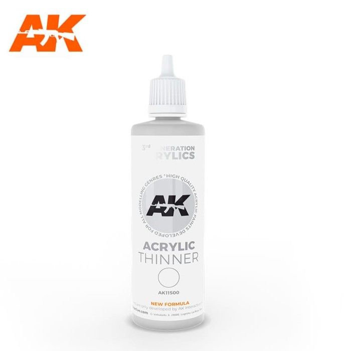 AKAcrylic Thinner 3 ème Génération flacon blanc