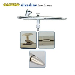 Pack Aérographe EVOLUTION SILVERLINE  two in one + compresseur RM 2600