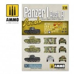 Planche De Décalcomanies Pour Panzer I AUSF.A.1/16 eme