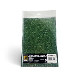 Jade Green Marble - Round Die-Cut For Bases For Wargames (Découpe Ronde Pour Bases Pour Wargames)