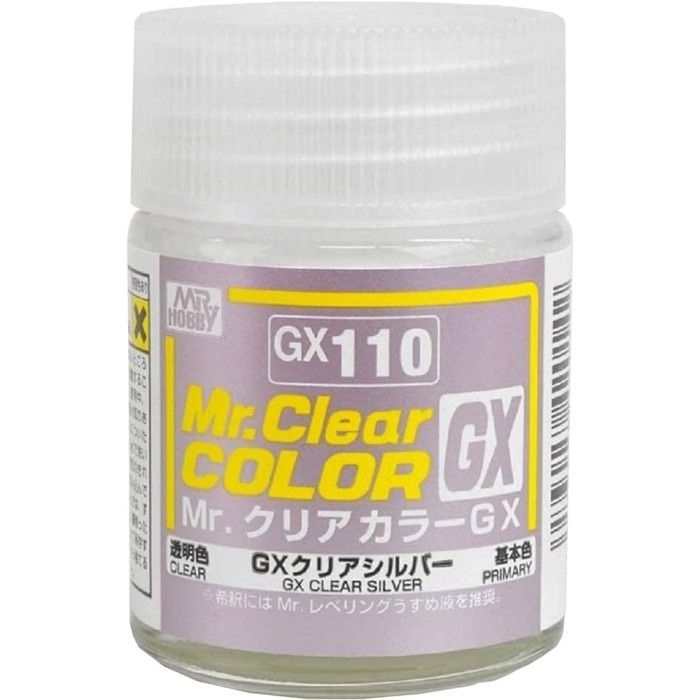 Mr Clear Color GX Clear Silver