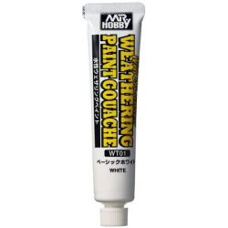Mr Hobby Water-based Weathering Paint Gouache -Basic White