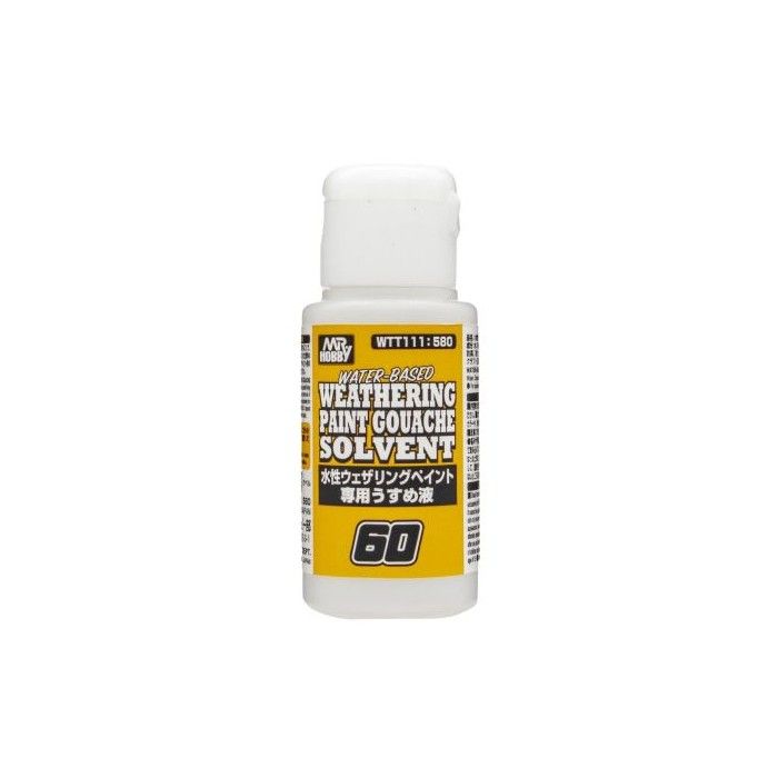 Mr Hobby Water-based Weathering Paint Gouache -Solvent