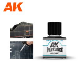  Paneliners AK Interactive Light Grey