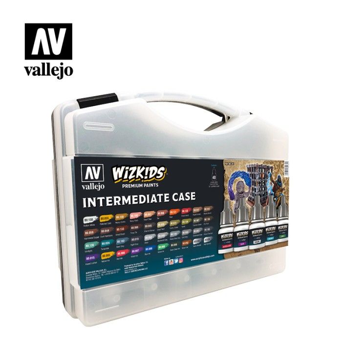 Vallejo WIZKIDS intermediate starter Case 40x8ml
