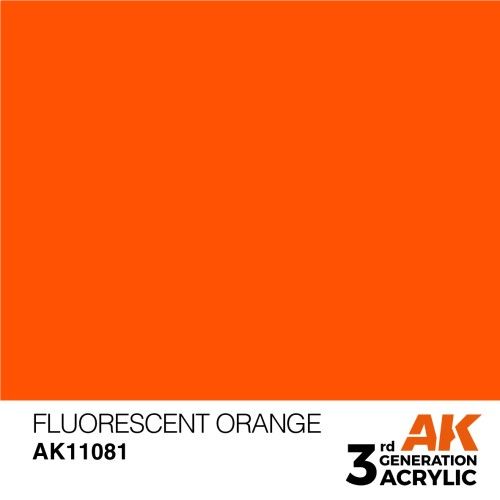 Orange fluorescent 17ml