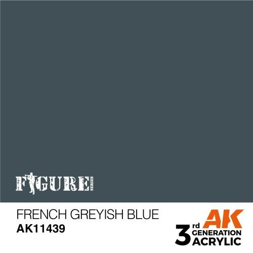 Bleu grisâtre français
