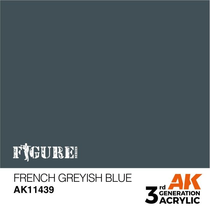 Bleu grisâtre français