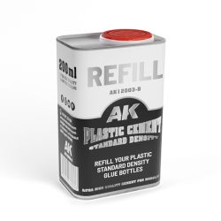 AK Refill Plastic Cement Standard Density 200ml