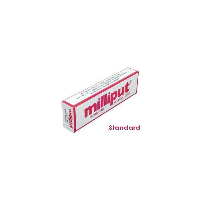 Milliput, pâte epoxy bi-composants grain standart (Jaune/Gris)