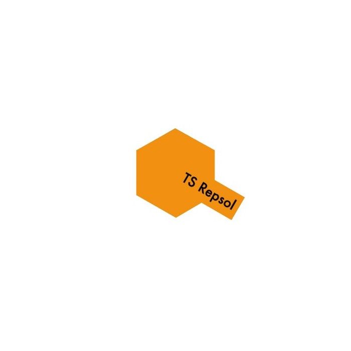 Bombe de peinture TS Orange Repsol Brillant