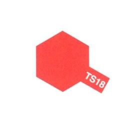 Bombe de peinture TS18 Rouge Métal Brillant