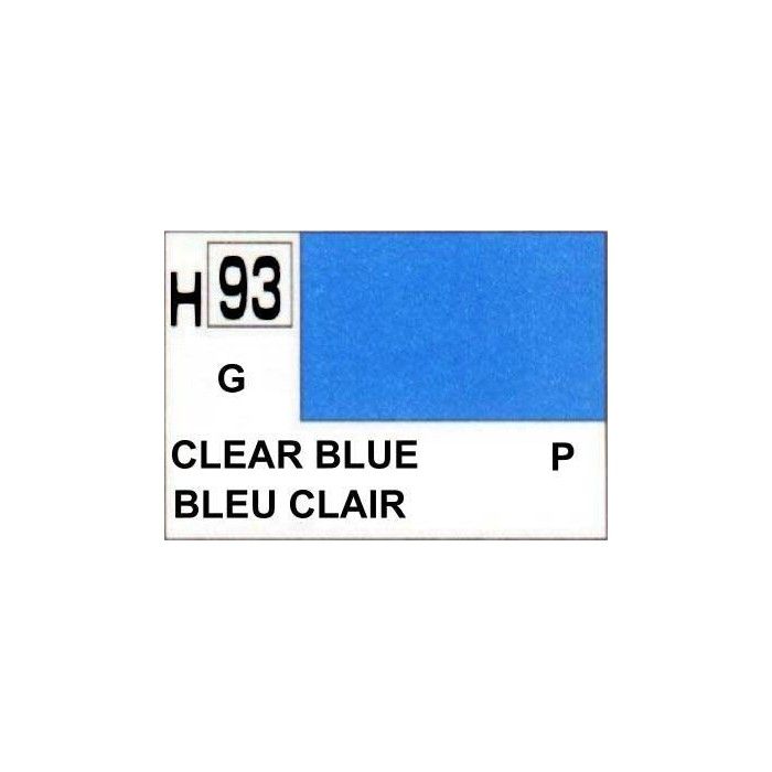Peintures Aqueous Hobby Color H093 Clear Blue