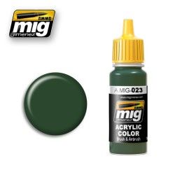 Peinture Mig Jimenez Authentique Colors A.MIG-0023 Protective Green