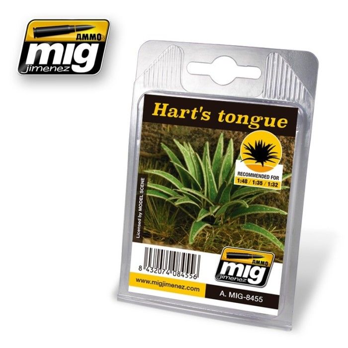 Plantes Découpées Au Laser Mig Jimenez A.MIG-8455 Hart's Tongue