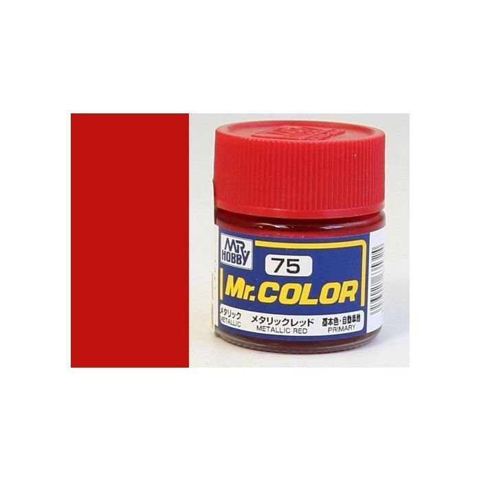 Peintures Mr Color C075 Metallic Red