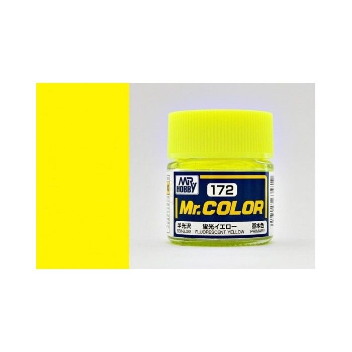 Peintures Mr Color C172 Fluorescent Yellow